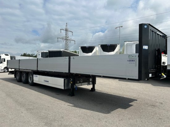 Krone Profi Liner SDP 27 Baustoff Auflieger Neu, 1-A Liftachse - Semi-remorque plateau: photos 3 Krone Profi Liner SDP 27 Baustoff Auflieger Neu, 1-A Liftachse - Semi-remorque plateau: photos 3
