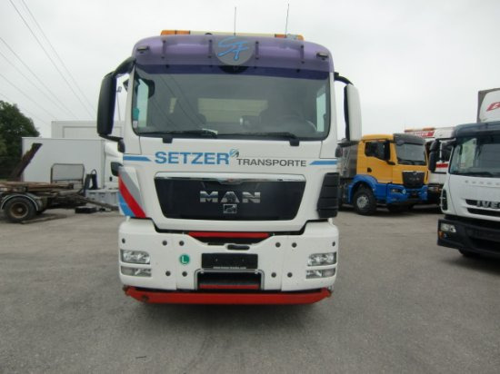 MAN TGS 26.400 3-Seitenkipper, 6x2-2 Lenkachse HIAB 144ES -3DUO - Camion benne, Camion grue: photos 2 MAN TGS 26.400 3-Seitenkipper, 6x2-2 Lenkachse HIAB 144ES -3DUO - Camion benne, Camion grue: photos 2