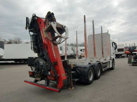 MAN TGX 33.580 BL 6x4, Intarder, Holztransporter, - Camion grumier, Camion grue: photos 4 MAN TGX 33.580 BL 6x4, Intarder, Holztransporter, - Camion grumier, Camion grue: photos 4