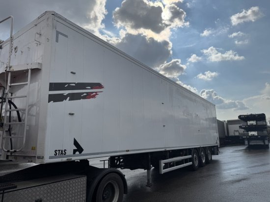 STAS Schubboden S300 ZX, 2xLiftachse, Funk, Getreidegosse, 7mm - Semi-remorque à fond mouvant: photos 1 STAS Schubboden S300 ZX, 2xLiftachse, Funk, Getreidegosse, 7mm - Semi-remorque à fond mouvant: photos 1