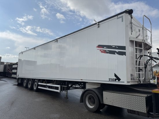 STAS Schubboden S300 ZX, 2xLiftachse, Funk, Getreidegosse, 7mm - Semi-remorque à fond mouvant: photos 2 STAS Schubboden S300 ZX, 2xLiftachse, Funk, Getreidegosse, 7mm - Semi-remorque à fond mouvant: photos 2