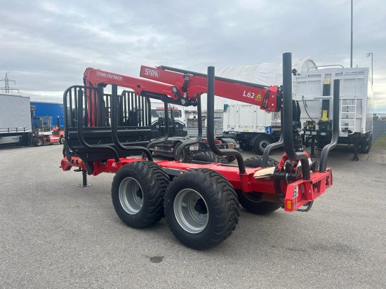 STEPA M-16 Forstanhänger mit Steindl Palfinger Forstkran L, 2-Achsig 4- Rungenpaare - Remorque forestière: photos 4 STEPA M-16 Forstanhänger mit Steindl Palfinger Forstkran L, 2-Achsig 4- Rungenpaare - Remorque forestière: photos 4