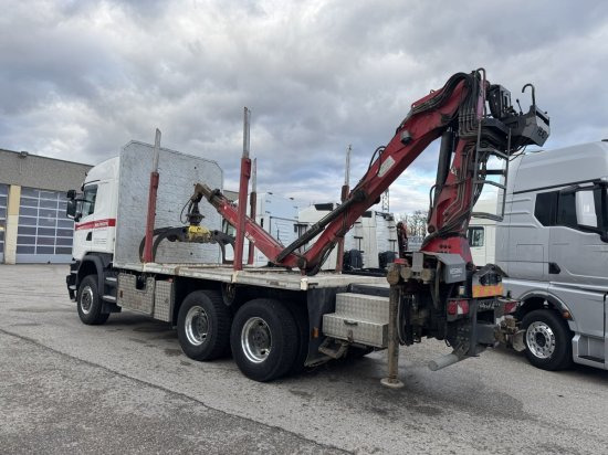 Scania G490 6X6 Blatt-Blatt Penz Kran 12.Z8.70 - Camion grumier, Camion grue: photos 4 Scania G490 6X6 Blatt-Blatt Penz Kran 12.Z8.70 - Camion grumier, Camion grue: photos 4