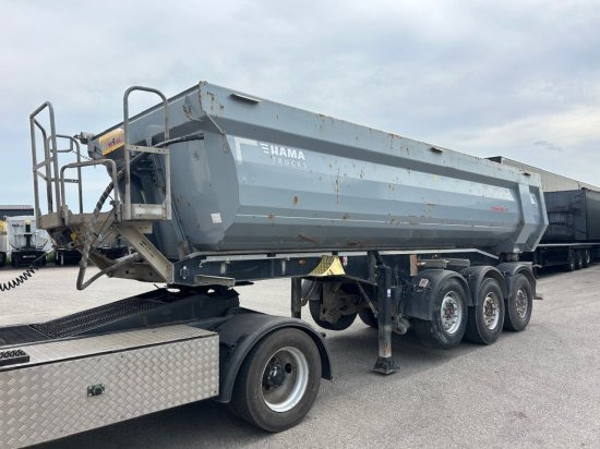 Schwarzmüller Kippmulde 25m³, SAF, Rollplane, Podest, HYVA - Semi-remorque benne: photos 1 Schwarzmüller Kippmulde 25m³, SAF, Rollplane, Podest, HYVA - Semi-remorque benne: photos 1