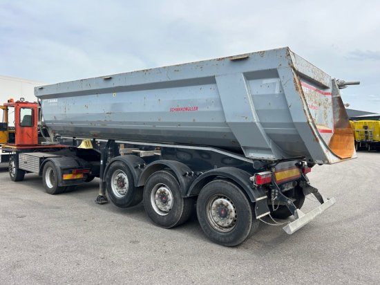 Schwarzmüller Kippmulde 25m³, SAF, Rollplane, Podest, HYVA - Semi-remorque benne: photos 2 Schwarzmüller Kippmulde 25m³, SAF, Rollplane, Podest, HYVA - Semi-remorque benne: photos 2