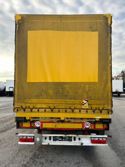 Schwarzmüller Spezialauflieger Schräglader, Coilmulde, Liftachse, Edscha-Verdeck, - Semi-remorque rideaux coulissants: photos 5 Schwarzmüller Spezialauflieger Schräglader, Coilmulde, Liftachse, Edscha-Verdeck, - Semi-remorque rideaux coulissants: photos 5