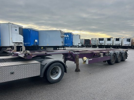 Web Trailer LPRS24 Heckschieber 1x20 ft 2x20 ft 1x40 ft 3 Stück - Semi-remorque porte-conteneur/ Caisse mobile: photos 1 Web Trailer LPRS24 Heckschieber 1x20 ft 2x20 ft 1x40 ft 3 Stück - Semi-remorque porte-conteneur/ Caisse mobile: photos 1