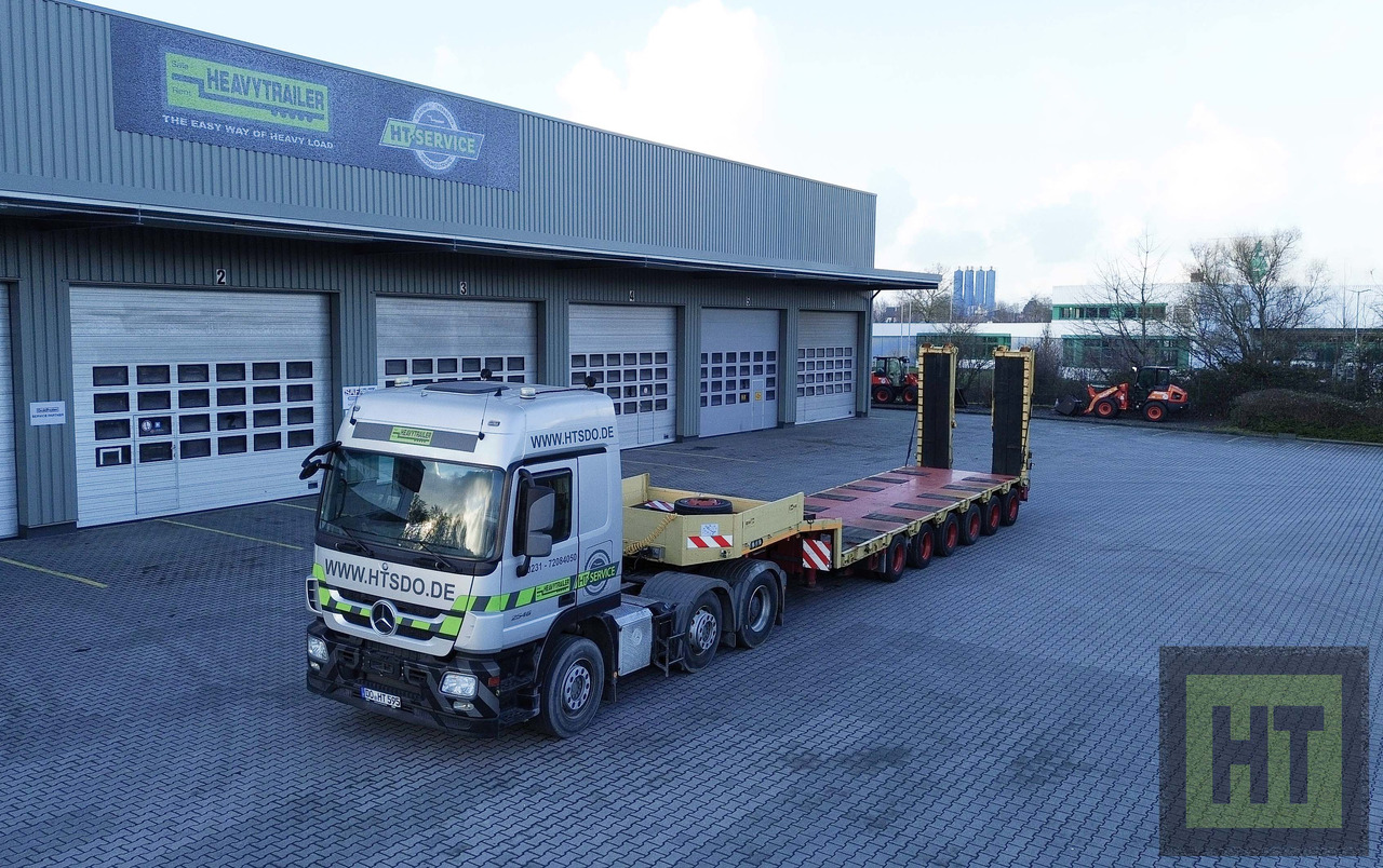 Goldhofer 6-Achs-Tele-Semi mit hydr. Rampen-zwangsgelenkt - Semi-remorque surbaissé: photos 5 Goldhofer 6-Achs-Tele-Semi mit hydr. Rampen-zwangsgelenkt - Semi-remorque surbaissé: photos 5