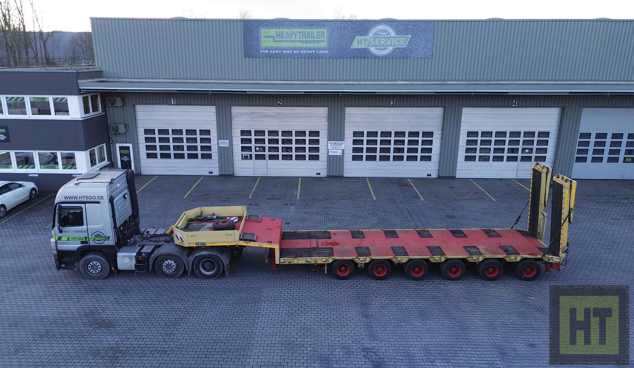 Goldhofer 6-Achs-Tele-Semi mit hydr. Rampen-zwangsgelenkt - Semi-remorque surbaissé: photos 2 Goldhofer 6-Achs-Tele-Semi mit hydr. Rampen-zwangsgelenkt - Semi-remorque surbaissé: photos 2