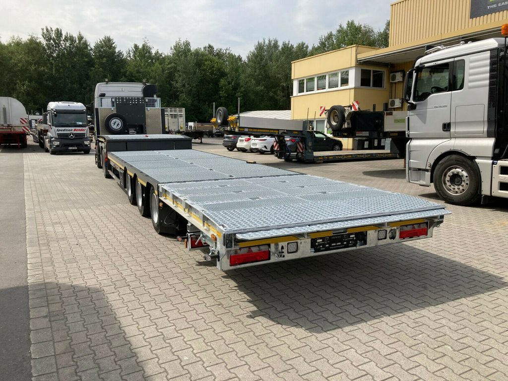 Meusburger 3-Achs-Satteltieflader mit abklappbarem Heck - Semi-remorque surbaissé: photos 5 Meusburger 3-Achs-Satteltieflader mit abklappbarem Heck - Semi-remorque surbaissé: photos 5