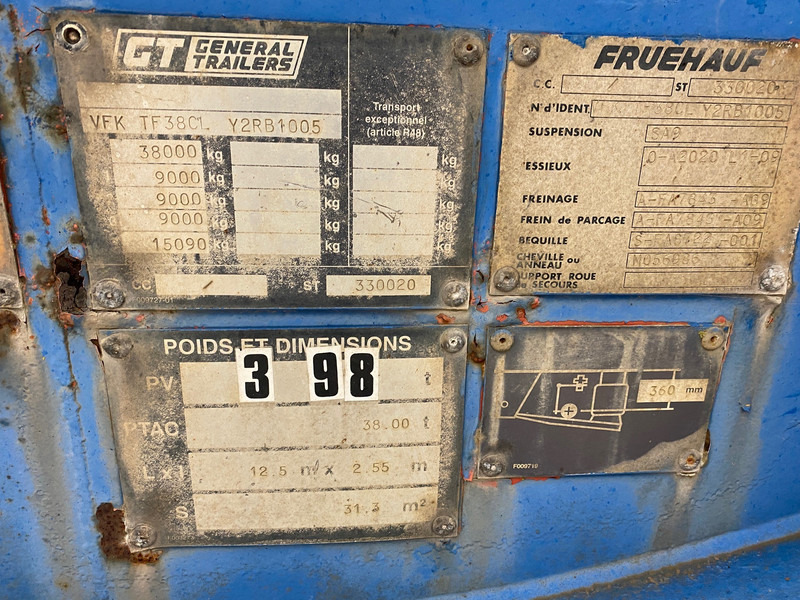 Semi-remorque porte-conteneur/ Caisse mobile Fruehauf Skelet 20-30-40 ft: photos 11