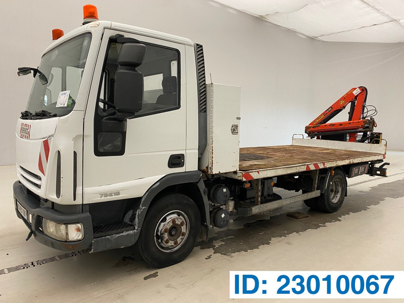 Iveco 75E18* - Camion plateau, Camion grue: photos 1 Iveco 75E18* - Camion plateau, Camion grue: photos 1