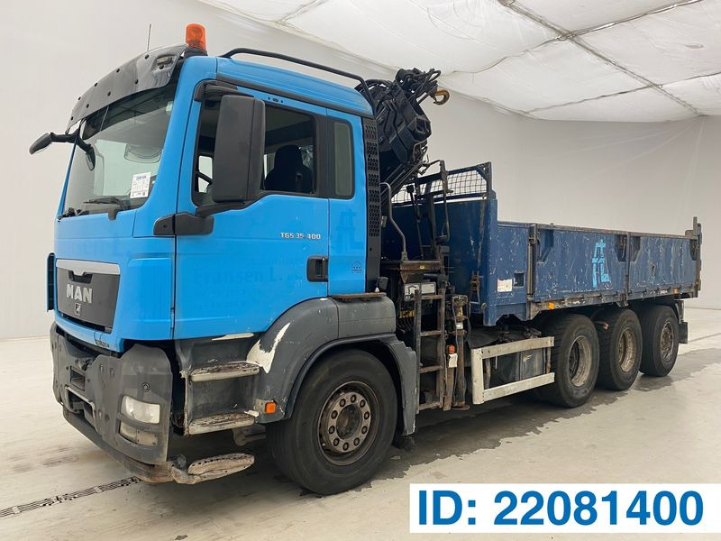MAN TGS 35.400 - 8x4 - Camion benne, Camion grue: photos 1 MAN TGS 35.400 - 8x4 - Camion benne, Camion grue: photos 1