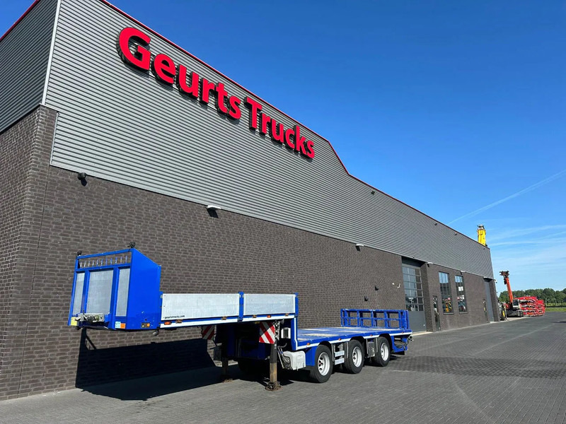 Emtech NNR48 3 ASSER HYDRAULISCHE GESTUURDE KORTE UITSCHUIFBARE SEMI-DIEPLADER / TIEFLADER / LOWLOADER - Semi-remorque surbaissé: photos 2 Emtech NNR48 3 ASSER HYDRAULISCHE GESTUURDE KORTE UITSCHUIFBARE SEMI-DIEPLADER / TIEFLADER / LOWLOADER - Semi-remorque surbaissé: photos 2