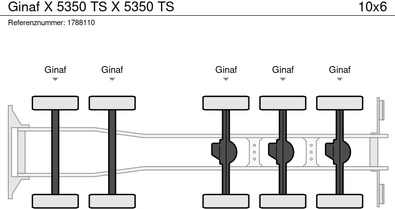 Camion benne Ginaf X 5350 TS X 5350 TS: photos 7 Camion benne Ginaf X 5350 TS X 5350 TS: photos 7