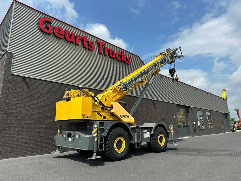 Grue automotrice lente Grove RT890 E ROUGH TERRAIN CRANE + JIB+ 2 x WINCH: photos 6