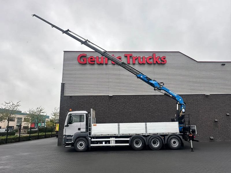 MAN TGS 35.460 8X4-4 BL OPEN LAADBAK MET EFFER 215/4S KRAAN / KRAN / CRANE / GRUA - Camion grue: photos 2 MAN TGS 35.460 8X4-4 BL OPEN LAADBAK MET EFFER 215/4S KRAAN / KRAN / CRANE / GRUA - Camion grue: photos 2