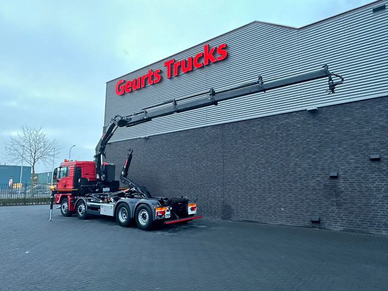 MAN TGS 35.500 8X4H-6 MET MULTILIFT ULT T 21 S51 HAAKARMSYSTEEM + HIAB X-HIPRO 192 E-4 KRAAN/CRANE/KRAN/GRUA - Camion ampliroll, Camion grue: photos 3 MAN TGS 35.500 8X4H-6 MET MULTILIFT ULT T 21 S51 HAAKARMSYSTEEM + HIAB X-HIPRO 192 E-4 KRAAN/CRANE/KRAN/GRUA - Camion ampliroll, Camion grue: photos 3