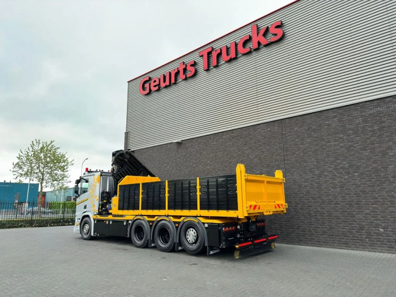 Camion grue Scania R530 V8 NGS 8X4 TRIDEM MET HYVA 2Z KIPPER + HMF 5020-K6 + JIB FJ1000-K5 KRAAN/KRAN/CRANE/GRUA: photos 14