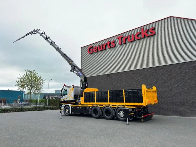 Camion grue Scania R530 V8 NGS 8X4 TRIDEM MET HYVA 2Z KIPPER + HMF 5020-K6 + JIB FJ1000-K5 KRAAN/KRAN/CRANE/GRUA: photos 8