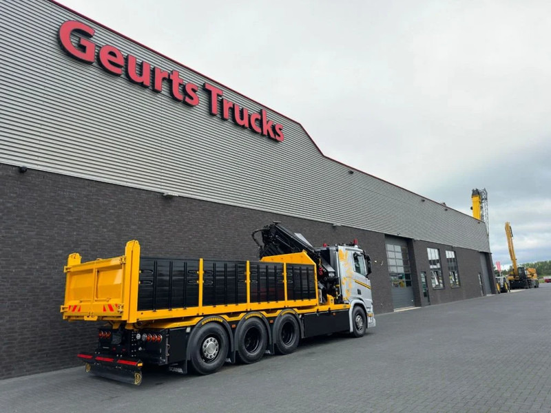 Camion grue Scania R530 V8 NGS 8X4 TRIDEM MET HYVA 2Z KIPPER + HMF 5020-K6 + JIB FJ1000-K5 KRAAN/KRAN/CRANE/GRUA: photos 16