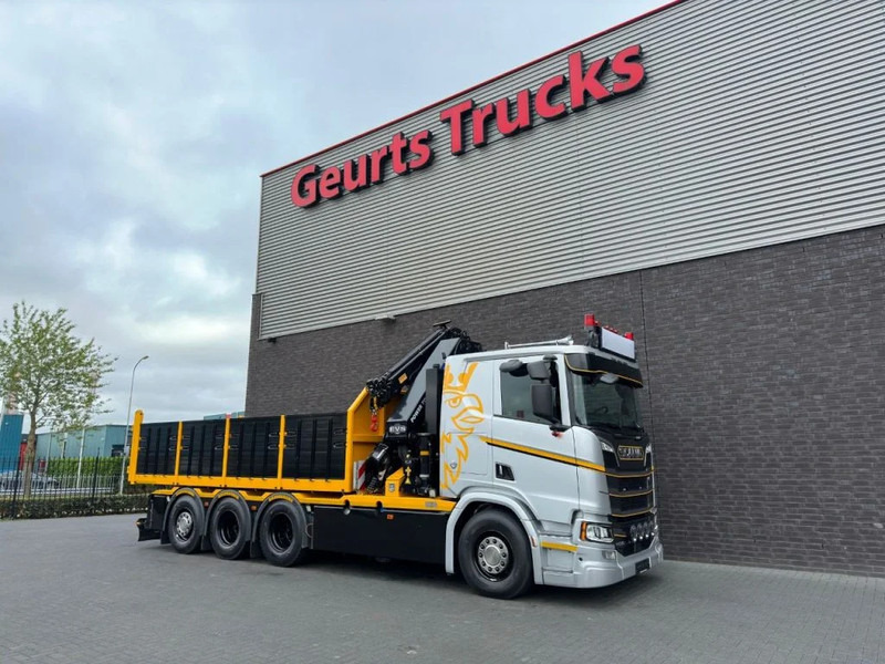 Camion grue Scania R530 V8 NGS 8X4 TRIDEM MET HYVA 2Z KIPPER + HMF 5020-K6 + JIB FJ1000-K5 KRAAN/KRAN/CRANE/GRUA: photos 17
