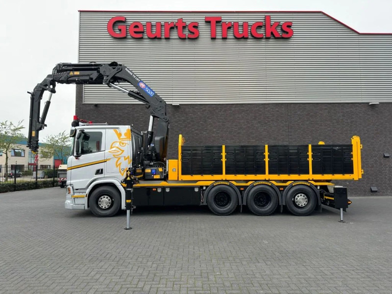 Camion grue Scania R530 V8 NGS 8X4 TRIDEM MET HYVA 2Z KIPPER + HMF 5020-K6 + JIB FJ1000-K5 KRAAN/KRAN/CRANE/GRUA: photos 9