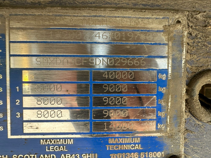 Semi-remorque frigorifique Gray and Adams Meat Hook Thermo King SLXE 400: photos 19