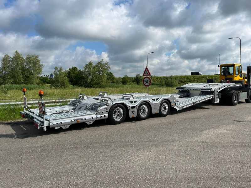 Semi-remorque porte-voitures neuf VEGA Trailer PROMAX 3 axle trucktransporter direct rijden!!!!!!!!!!!: photos 13