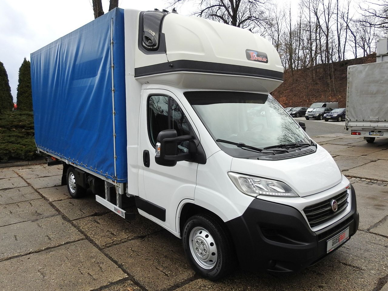 FIAT DUCATO TARPAULIN LIFT 9 PALLETS WEBASTO CRUISE CONTROL A/C LED LAMP 180HP - Utilitaire plateau baché: photos 4 FIAT DUCATO TARPAULIN LIFT 9 PALLETS WEBASTO CRUISE CONTROL A/C LED LAMP 180HP - Utilitaire plateau baché: photos 4