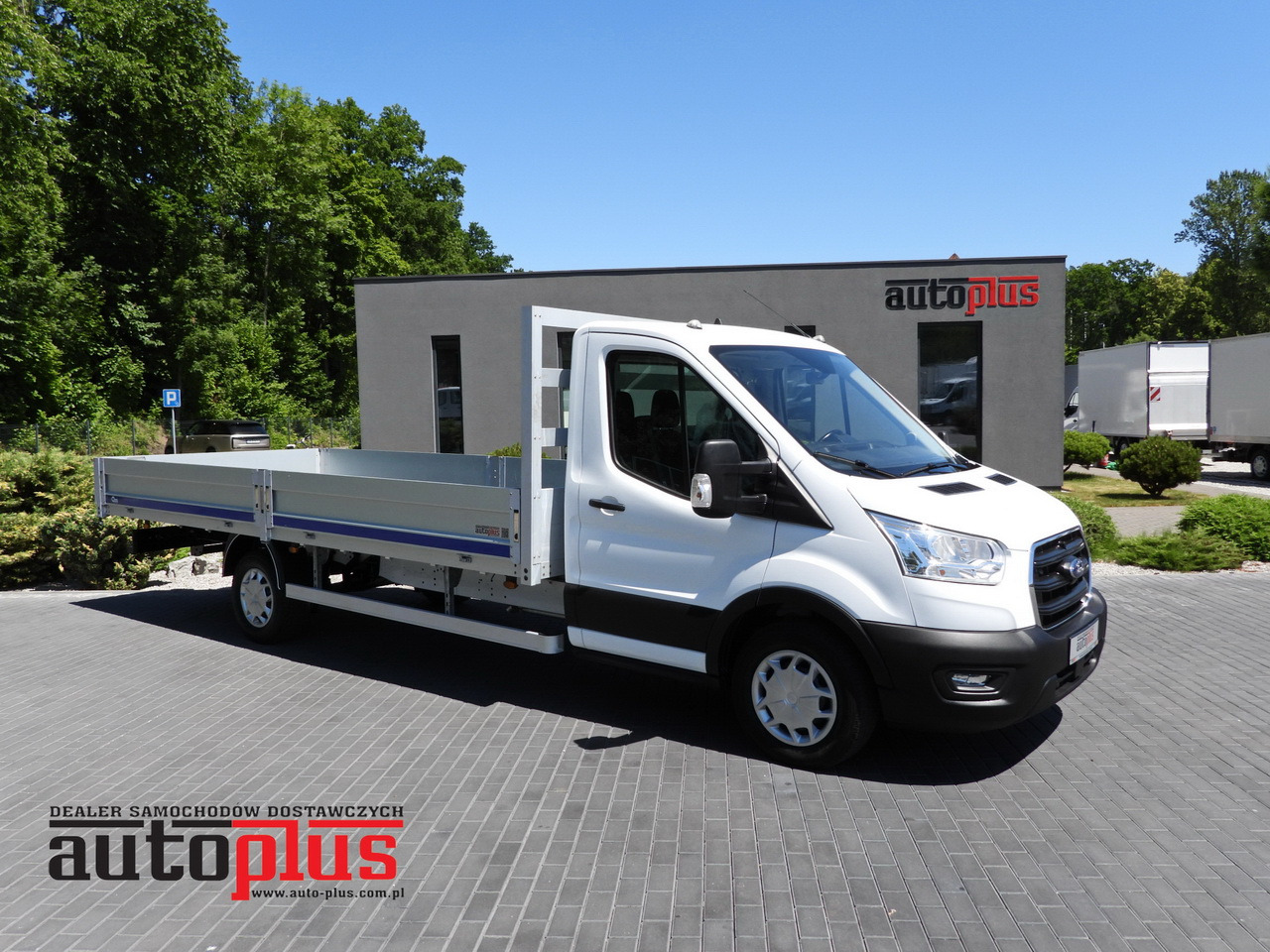 FORD TRANSIT STAKE BODY 10 PALLETS CRUISE CONTROL LED LIGHTS PNEUMATICS AIR CONDITIONING 160HP - Fourgon plateau: photos 1 FORD TRANSIT STAKE BODY 10 PALLETS CRUISE CONTROL LED LIGHTS PNEUMATICS AIR CONDITIONING 160HP - Fourgon plateau: photos 1