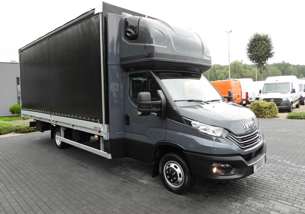 IVECO DAILY 50C18 TARPAULIN 14 PALLETS WEBASTO CRUISE CONTROL PNEUMATICS TWIN WHEELS AIR CONDITIONING  180HP - Utilitaire plateau baché: photos 4 IVECO DAILY 50C18 TARPAULIN 14 PALLETS WEBASTO CRUISE CONTROL PNEUMATICS TWIN WHEELS AIR CONDITIONING  180HP - Utilitaire plateau baché: photos 4