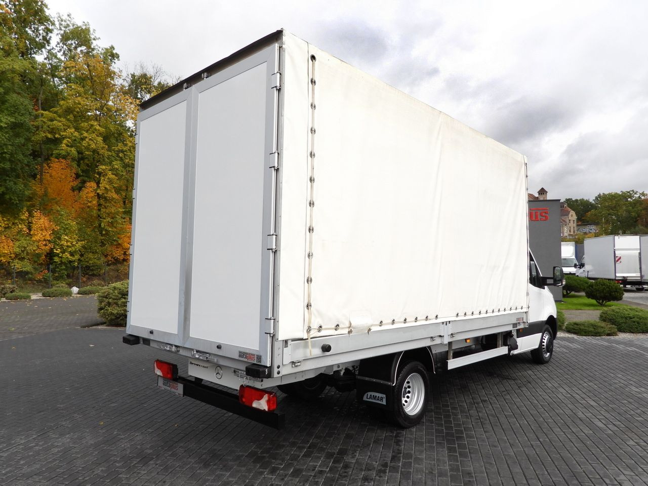MERCEDES SPRINTER 316 TARPAULIN 10 PALLETS TWIN WHEELS AIR CONDITIONING  165HP - Utilitaire plateau baché: photos 3 MERCEDES SPRINTER 316 TARPAULIN 10 PALLETS TWIN WHEELS AIR CONDITIONING  165HP - Utilitaire plateau baché: photos 3