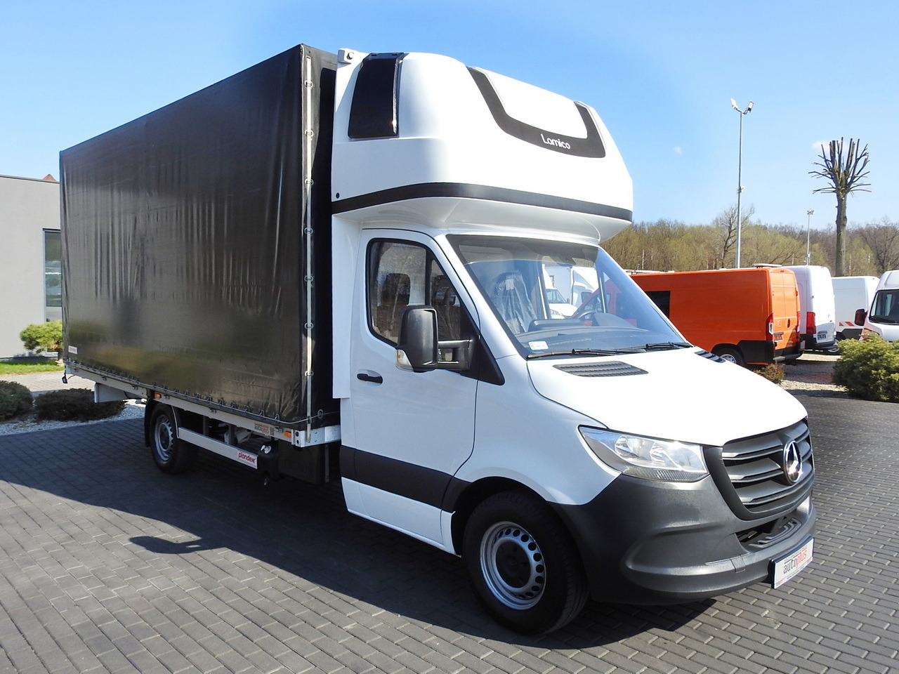 MERCEDES SPRINTER 316 TARPAULIN 10 PALLETS WEBASTO AIR CONDITIONING 165HP - Utilitaire plateau baché: photos 4 MERCEDES SPRINTER 316 TARPAULIN 10 PALLETS WEBASTO AIR CONDITIONING 165HP - Utilitaire plateau baché: photos 4