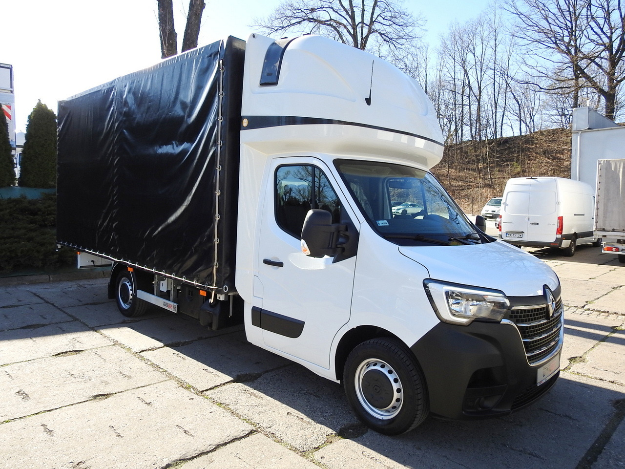 RENAULT MASTER TARPAULIN 10 PALLETS WEBASTO CRUISE CONTROL AIR CONDITIONING LED LIGHTS 165HP - Utilitaire plateau baché: photos 4 RENAULT MASTER TARPAULIN 10 PALLETS WEBASTO CRUISE CONTROL AIR CONDITIONING LED LIGHTS 165HP - Utilitaire plateau baché: photos 4