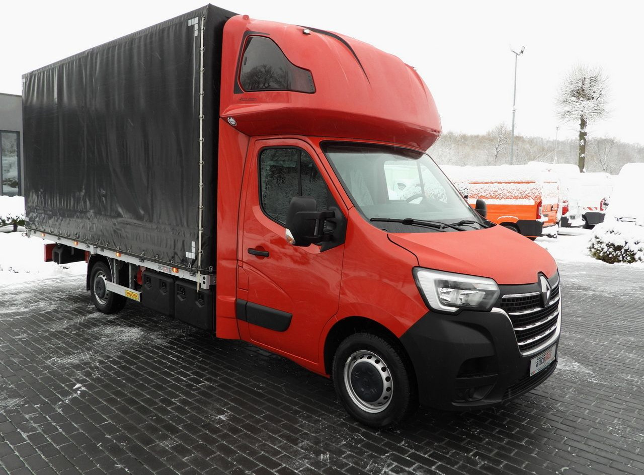 RENAULT MASTER TARPAULIN 10 PALLETS WEBASTO CRUISE CONTROL LED LIGHTS PNEUMATICS AIR CONDITIONING 165HP - Utilitaire plateau baché: photos 4 RENAULT MASTER TARPAULIN 10 PALLETS WEBASTO CRUISE CONTROL LED LIGHTS PNEUMATICS AIR CONDITIONING 165HP - Utilitaire plateau baché: photos 4
