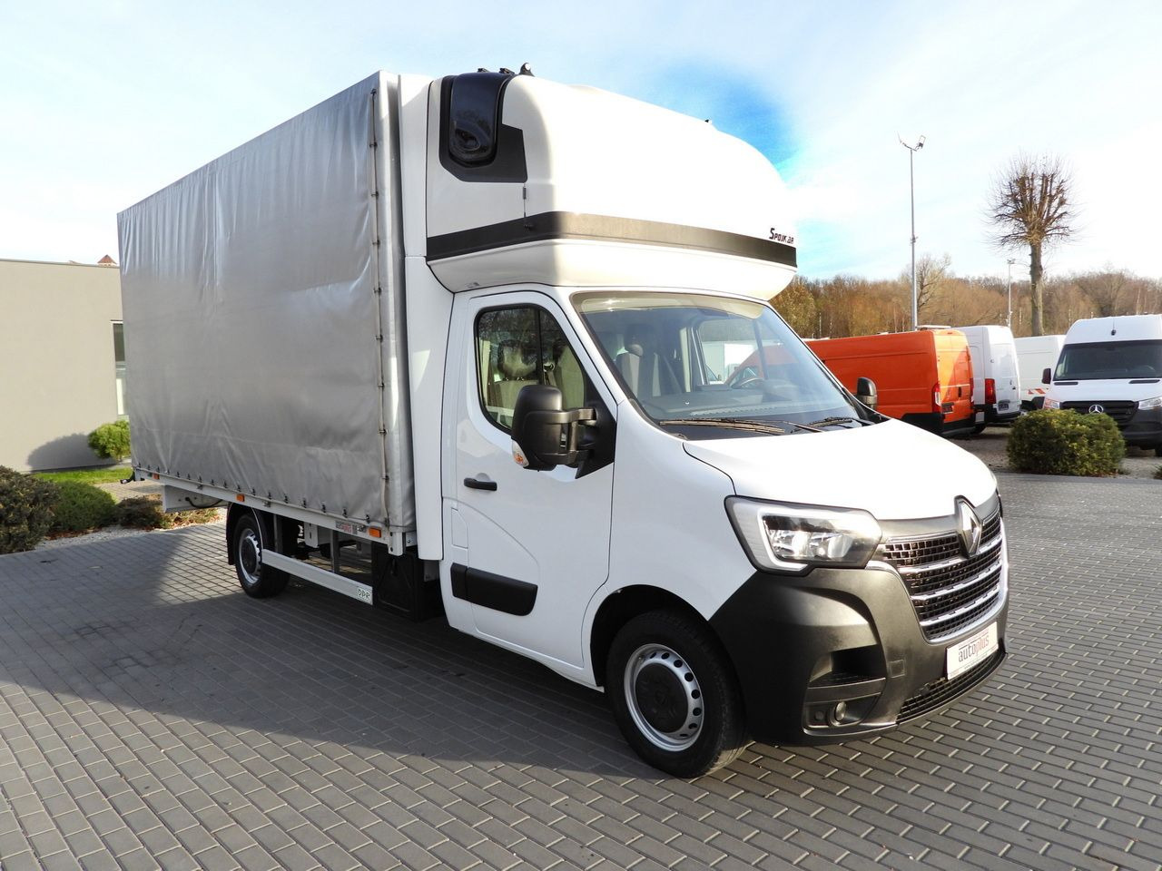 RENAULT MASTER TARPAULIN 10 PALLETS WEBASTO CRUISE CONTROL LED LIGHTS PNEUMATICS AIR CONDITIONING 165HP - Utilitaire plateau baché: photos 4 RENAULT MASTER TARPAULIN 10 PALLETS WEBASTO CRUISE CONTROL LED LIGHTS PNEUMATICS AIR CONDITIONING 165HP - Utilitaire plateau baché: photos 4