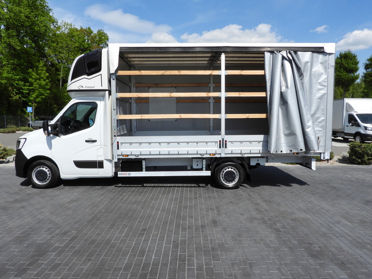 Utilitaire plateau baché RENAULT MASTER  TARPAULIN 10 PALLETS WEBASTO CRUISE CONTROL LED LIGHTS PNEUMATICS AIR CONDITIONING  165HP: photos 8