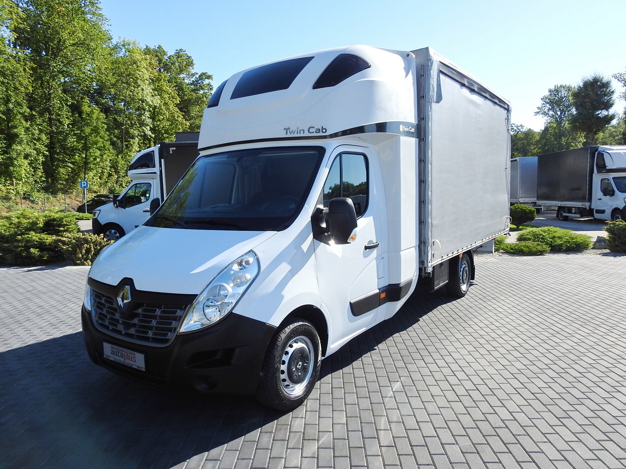 Utilitaire plateau baché RENAULT MASTER TARPAULIN 8 PALLETS WEBASTO CRUISE CONTROL AIR CONDITIONING PNEUMATICS  170HP: photos 18