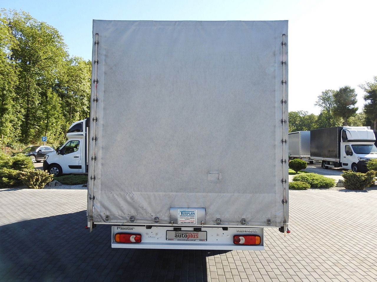 Utilitaire plateau baché RENAULT MASTER TARPAULIN 8 PALLETS WEBASTO CRUISE CONTROL AIR CONDITIONING PNEUMATICS  170HP: photos 11