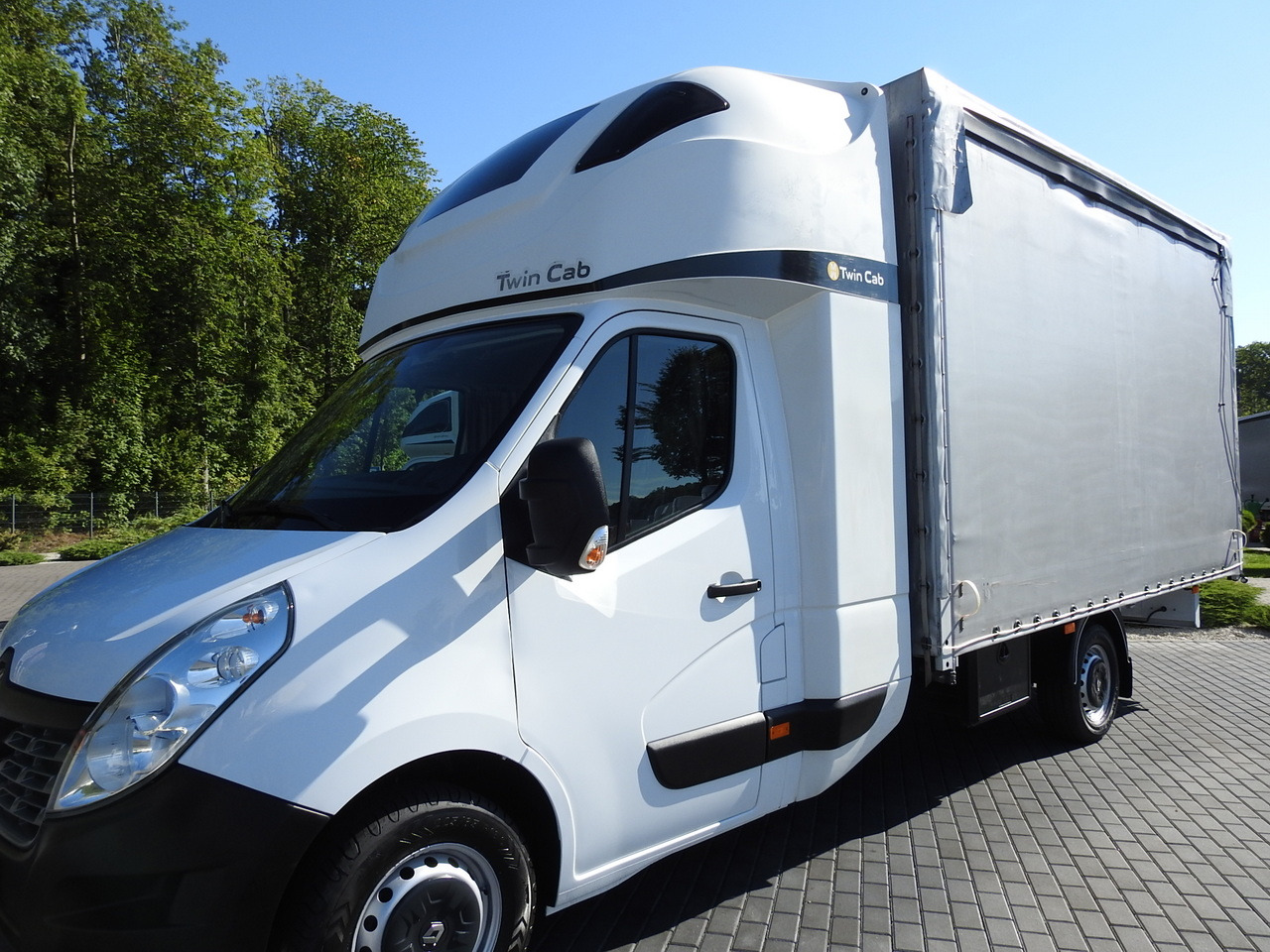 Utilitaire plateau baché RENAULT MASTER TARPAULIN 8 PALLETS WEBASTO CRUISE CONTROL AIR CONDITIONING PNEUMATICS  170HP: photos 20