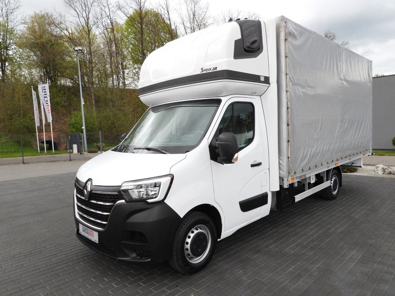 Utilitaire plateau baché Renault MASTER  PRITSCHE PLANE 10 PALETTEN WEBASTO  A/C: photos 6