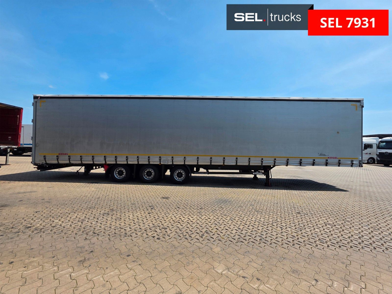 Kögel S24 -1 / Long Trailer 14,90m / Hubdach / Mega - Semi-remorque rideaux coulissants: photos 4 Kögel S24 -1 / Long Trailer 14,90m / Hubdach / Mega - Semi-remorque rideaux coulissants: photos 4