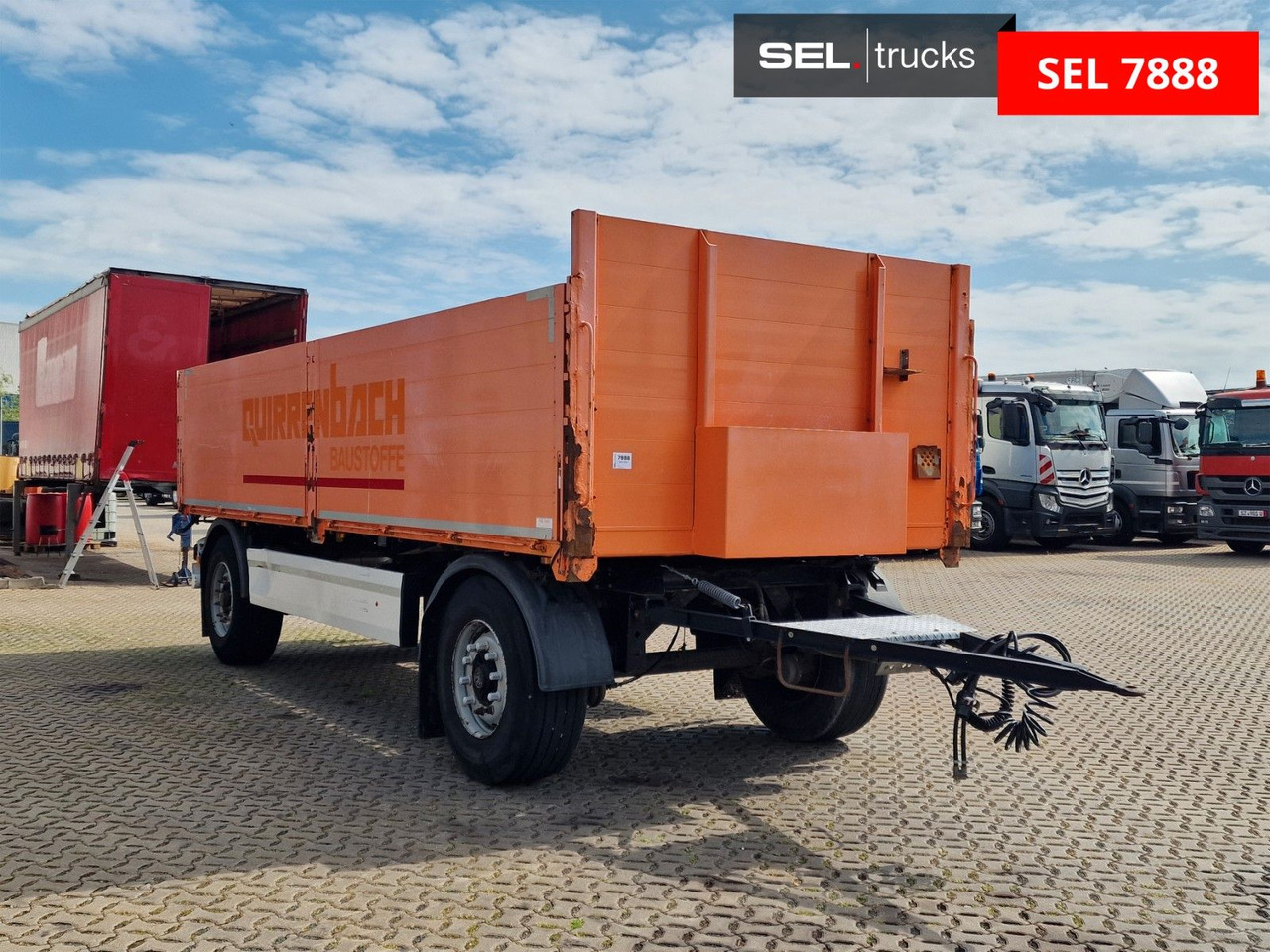 Krone AZ / Baustoff / 40 mm - Remorque plateau: photos 3 Krone AZ / Baustoff / 40 mm - Remorque plateau: photos 3