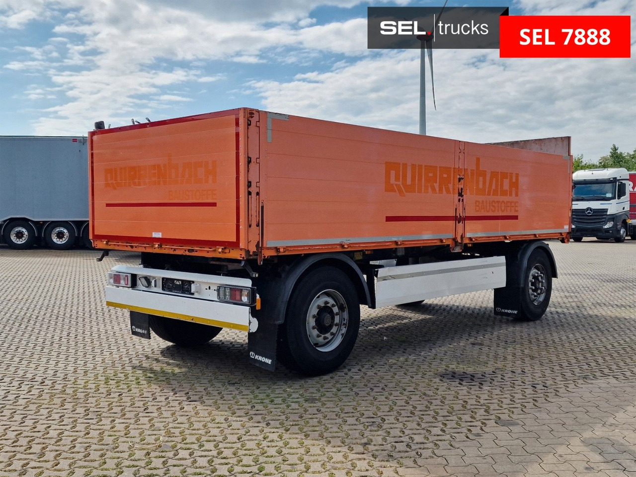 Krone AZ / Baustoff / 40 mm - Remorque plateau: photos 5 Krone AZ / Baustoff / 40 mm - Remorque plateau: photos 5