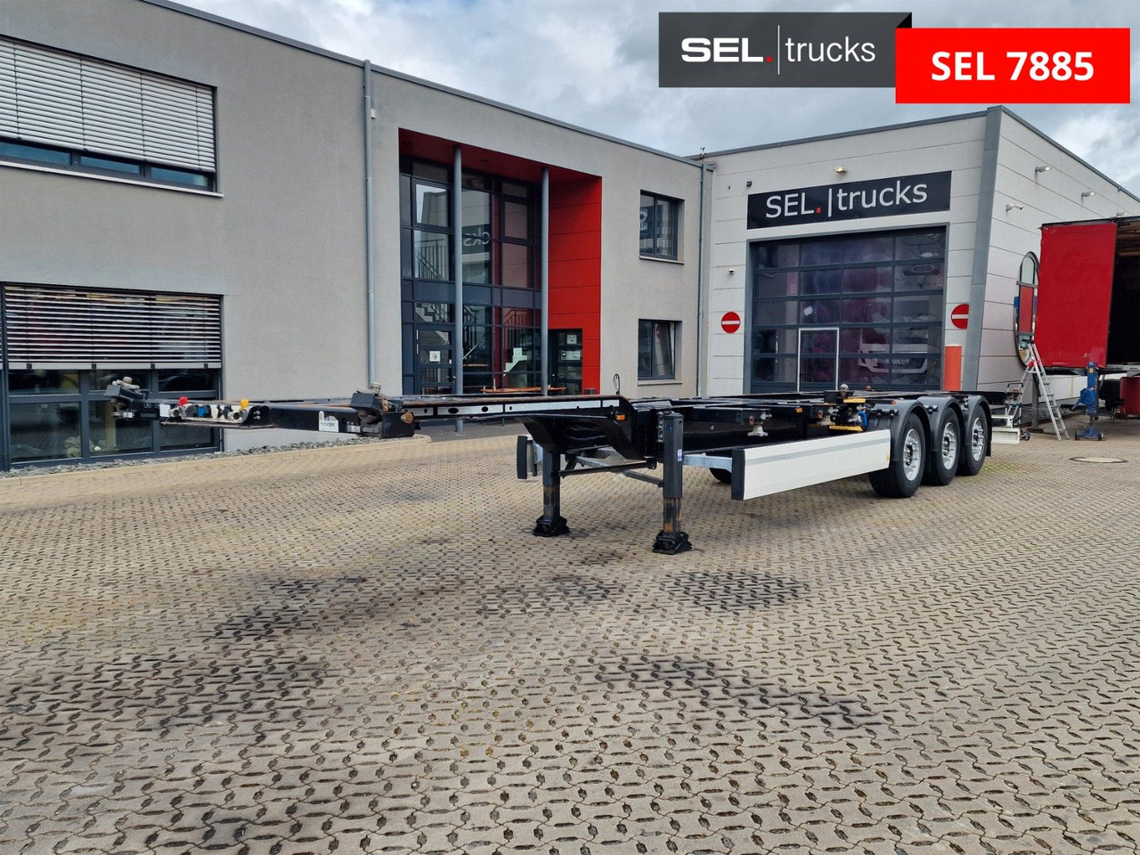 Krone SD / Teleskop / Liftachse - Semi-remorque porte-conteneur/ Caisse mobile: photos 1 Krone SD / Teleskop / Liftachse - Semi-remorque porte-conteneur/ Caisse mobile: photos 1