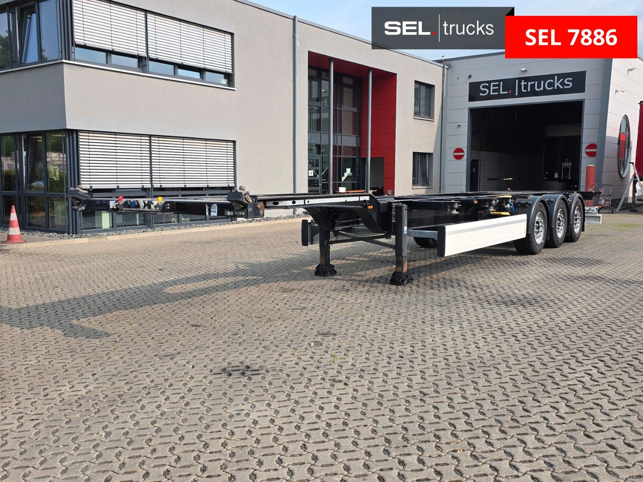 Krone SD / Teleskop / Liftachse - Semi-remorque porte-conteneur/ Caisse mobile: photos 1 Krone SD / Teleskop / Liftachse - Semi-remorque porte-conteneur/ Caisse mobile: photos 1