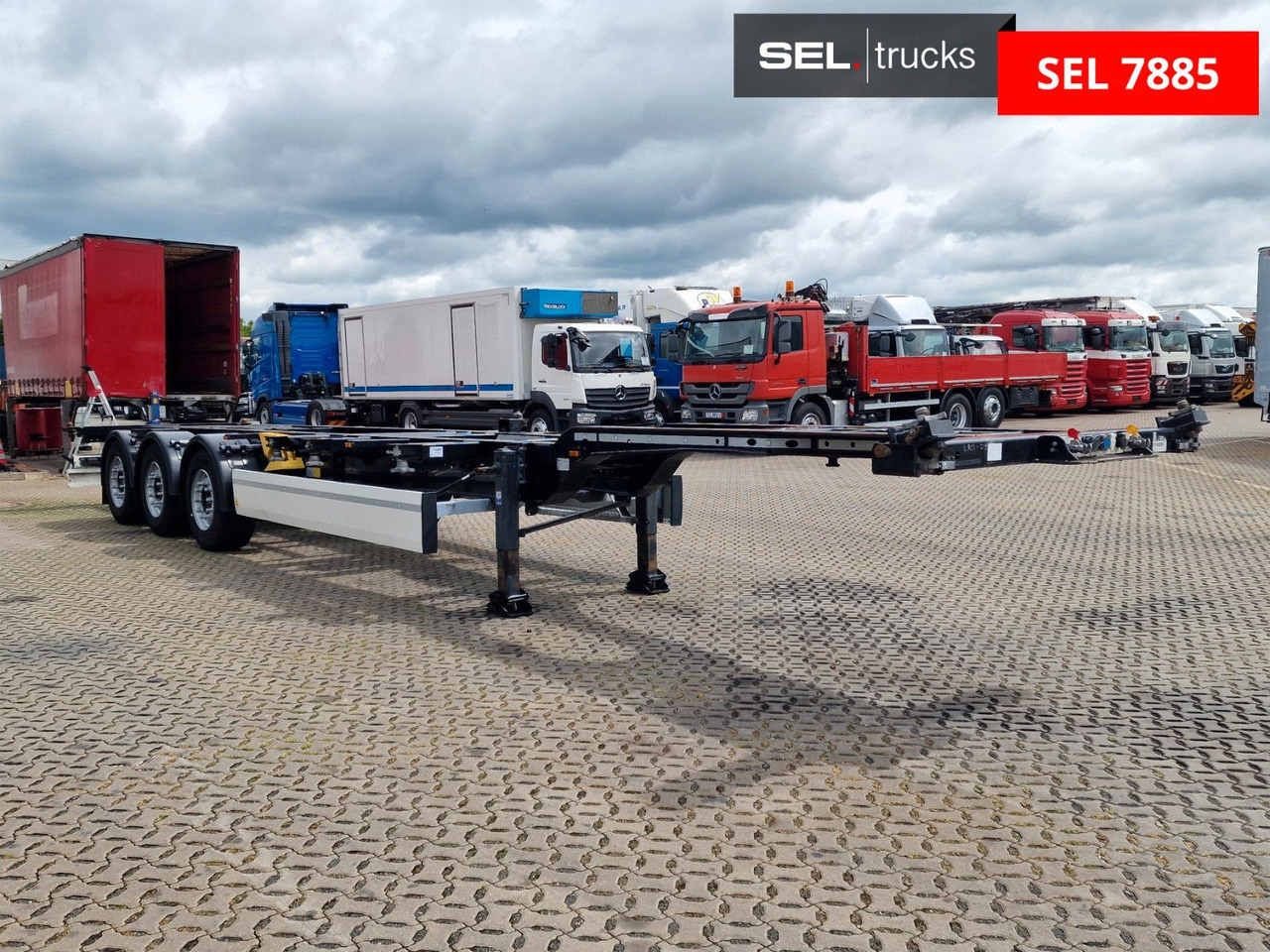 Krone SD / Teleskop / Liftachse - Semi-remorque porte-conteneur/ Caisse mobile: photos 3 Krone SD / Teleskop / Liftachse - Semi-remorque porte-conteneur/ Caisse mobile: photos 3