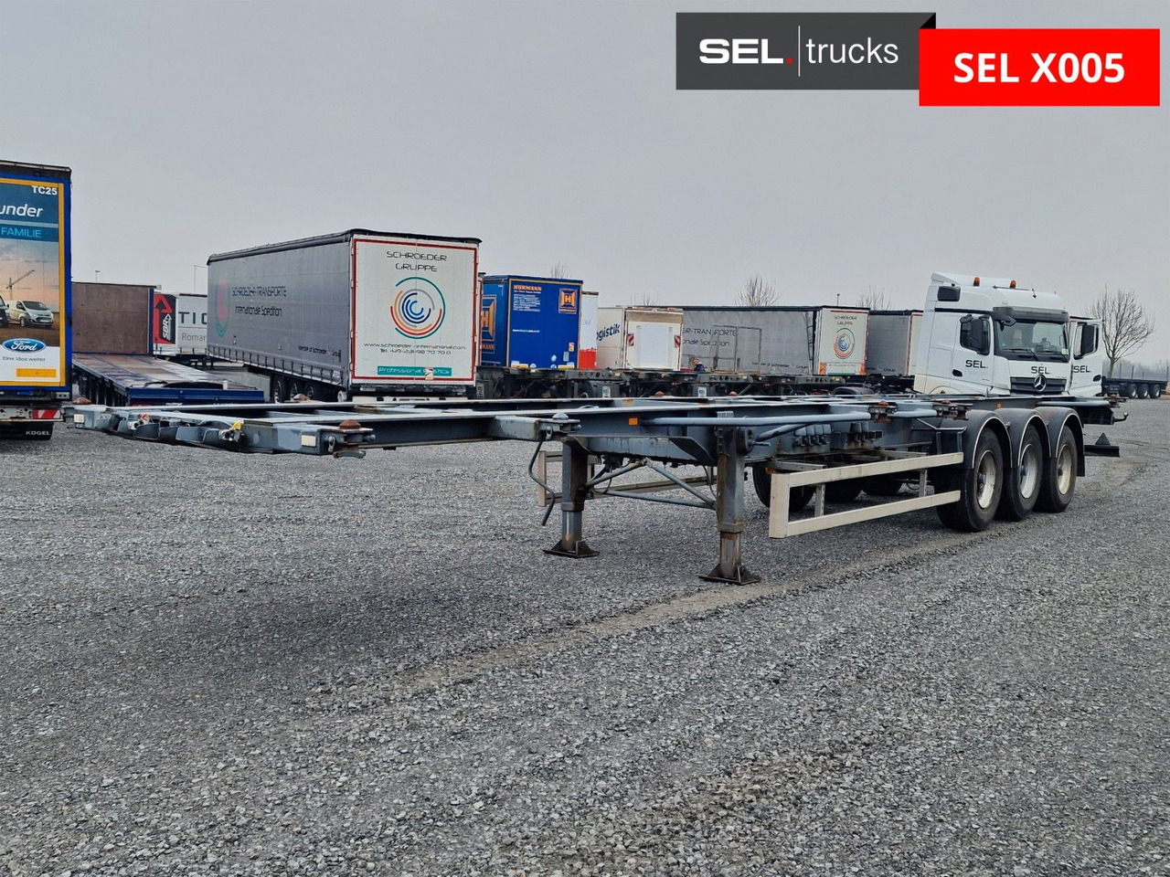 Krone SDC 24 Containerchassie - Semi-remorque porte-conteneur/ Caisse mobile: photos 1 Krone SDC 24 Containerchassie - Semi-remorque porte-conteneur/ Caisse mobile: photos 1