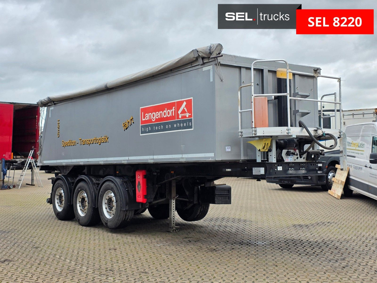 Langendorf SKA 24/30 / Liftachse - Semi-remorque benne: photos 3 Langendorf SKA 24/30 / Liftachse - Semi-remorque benne: photos 3